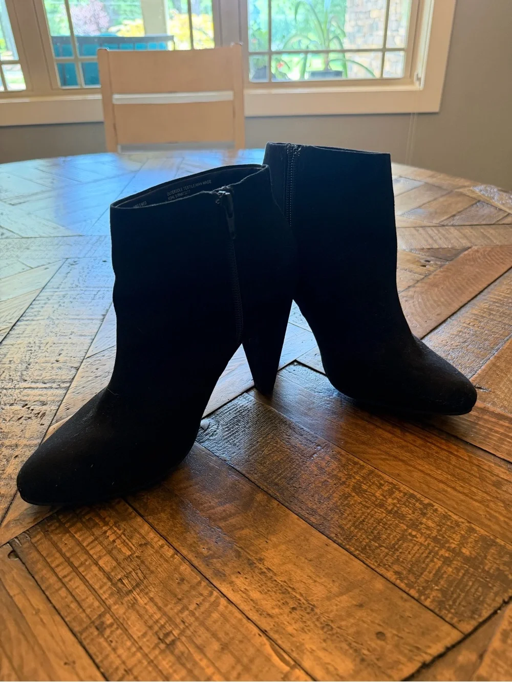 Apt. 9 Black Suede Ankle Booties